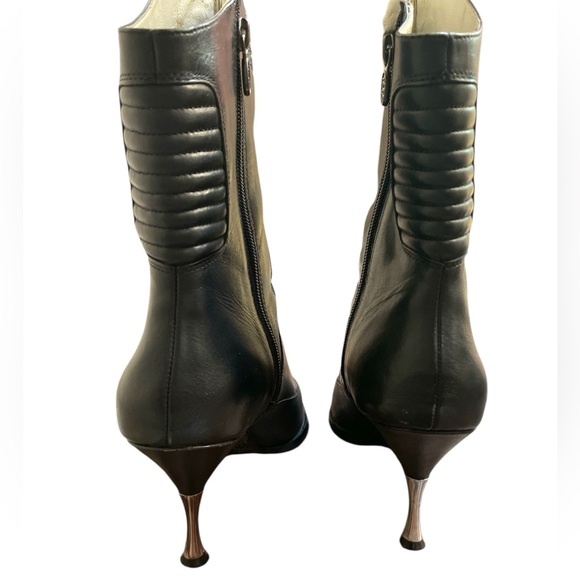 Harley Davidson moto kitten heel boot (sz 7.5) - Picture 4 of 7